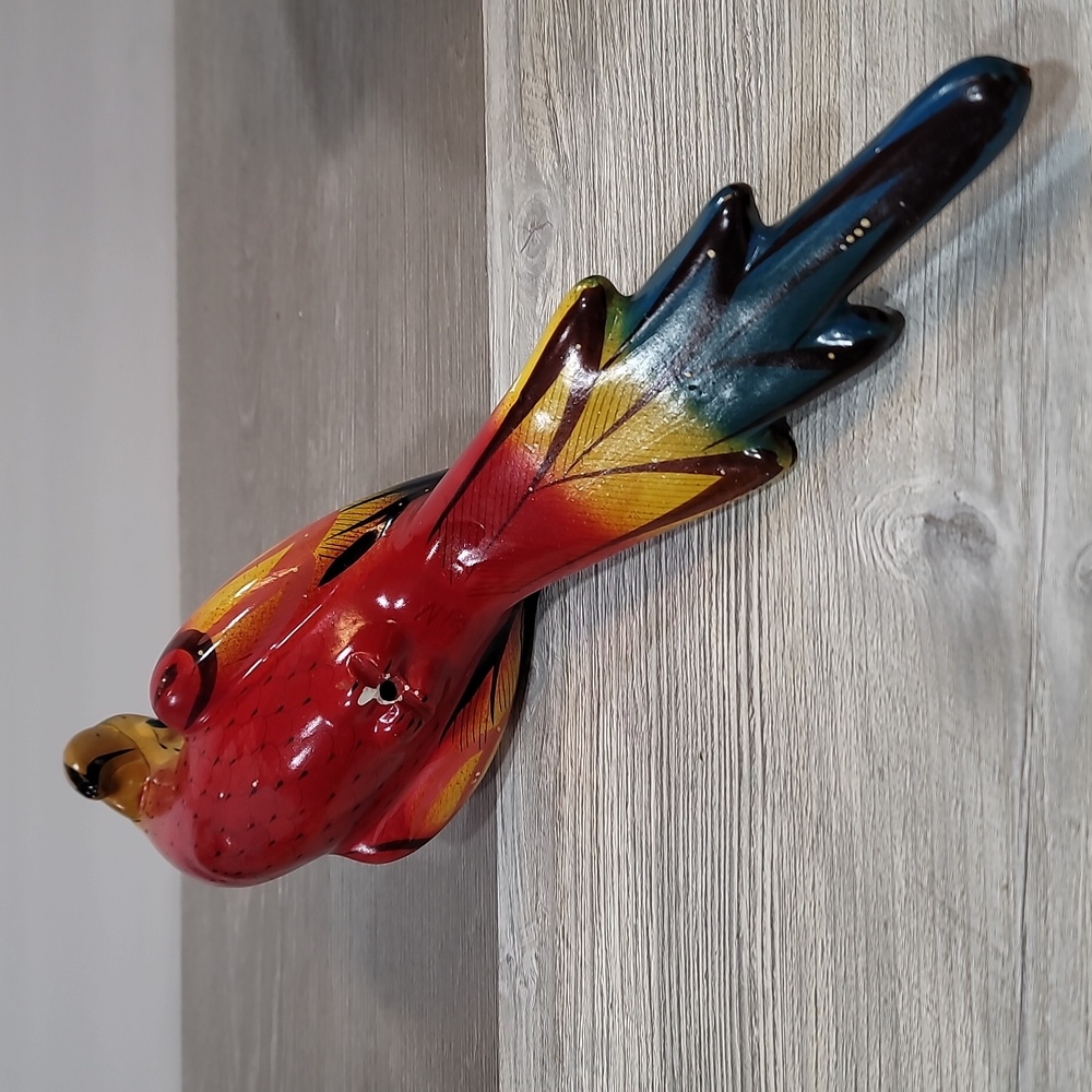 Ceramic Parrot - Picture 2 of 6